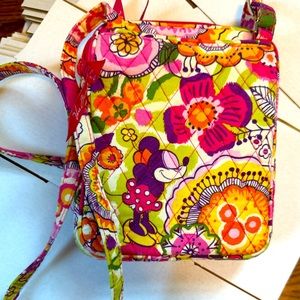 Vera Bradley Disney Park Crossbody Pink Purse Minnie Mouse